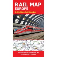 Järnvägskarta Europa European Rail 3rd edition
